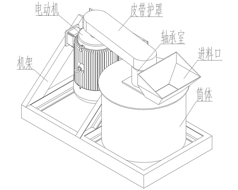 立式粉碎機(jī)結(jié)構(gòu)圖