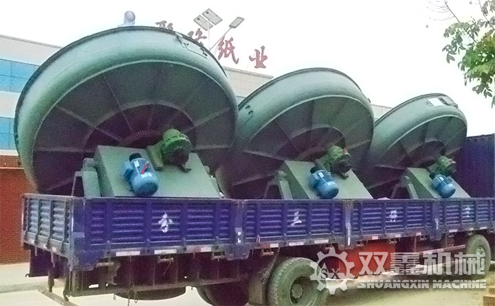 圓盤造粒機(jī)發(fā)貨現(xiàn)場(chǎng)